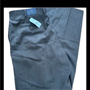 100% wool Brooks Brothers 346 Pants Mens 42x32 Brown  Dress Trousers Flat Front